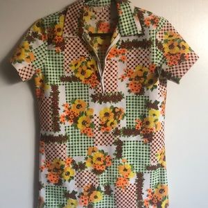 Vintage sunflower blouse